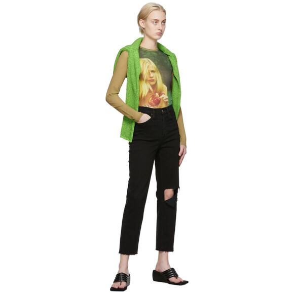 RE/DONE Levi’s Black 70's Stove Pipe Jeans size 30 - Picture 2 of 11